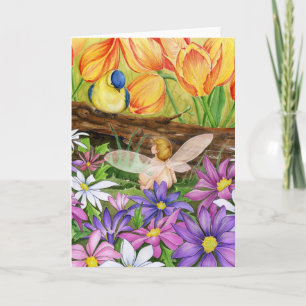 Spring Greetings Card Kaart