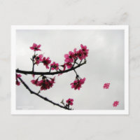 Spring Greetings/Cherry Blossom Kanji
