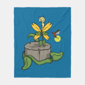 Spring Greets Zomer Fleece Deken (Voorkant)