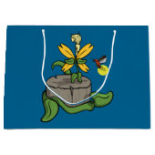 Spring Greets Zomer Gift Bag Large Cadeautasje (Voorkant)