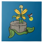 Spring Greets Zomer Tegel Tegeltje (Voorkant)