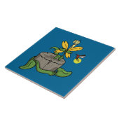 Spring Greets Zomer Tegel Tegeltje (Zijkant)