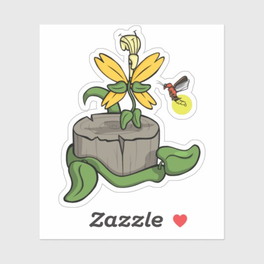 Spring Greets Zomercontour Sticker (Vel)