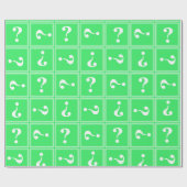 Spring groen mysterie cadeaupapier (Vlak)