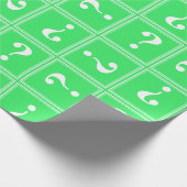 Spring groen mysterie cadeaupapier (Hoek)