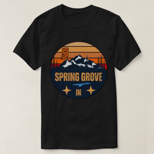 Spring Grove, Indiana T-shirt (Design voorkant)