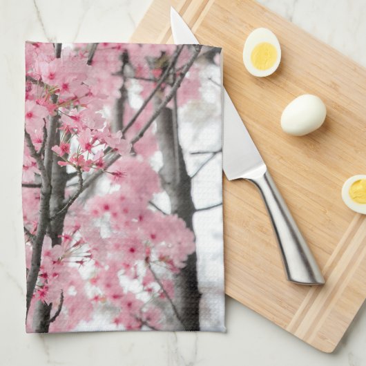 Spring Hanami Festival Theedoek (Quarter Fold)