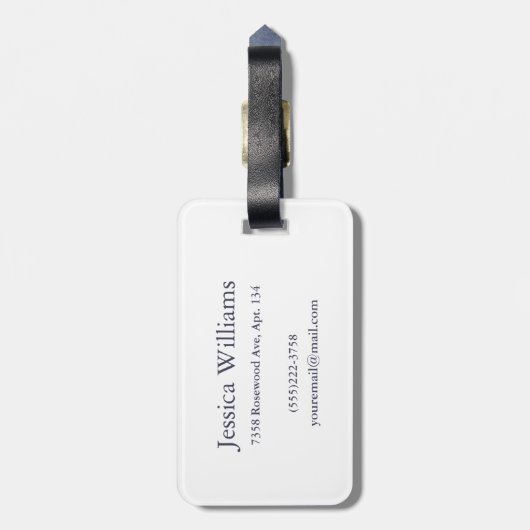 Spring Handmade sewn fabric Flowers Multicolor Bagagelabel (Achterkant verticaal)