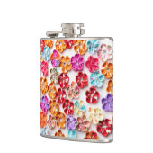 Spring Handmade sewn fabric Flowers Multicolor Heupfles (Links)