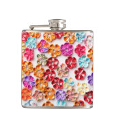 Spring Handmade sewn fabric Flowers Multicolor Heupfles (Voorkant)