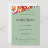 Spring Handmade sewn fabric Flowers Multicolor Kaart (Voorkant)