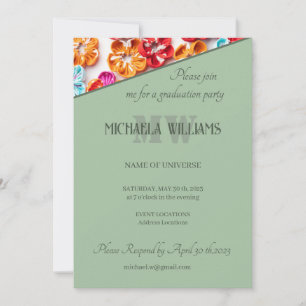 Spring Handmade sewn fabric Flowers Multicolor Kaart