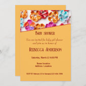 Spring Handmade sewn fabric Flowers Multicolor Kaart (Voorkant / Achterkant)