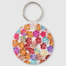 Spring Handmade sewn fabric Flowers Multicolor