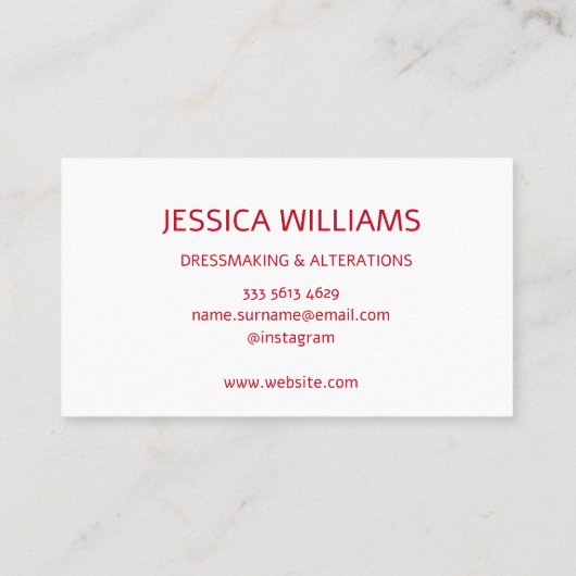 Spring Handmade sewn fabric Flowers Multicolor Visitekaartje (Achterkant)