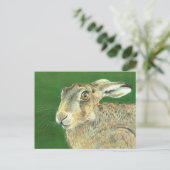Spring Hare Briefkaart (Staand voorkant)