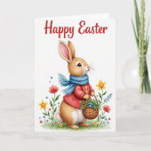 Spring Hare Greeting Card Kaart (Voorkant)