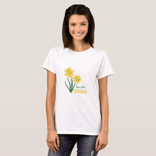 Spring has Sprung T-shirt (Voorkant volledig)