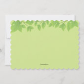 Spring Has Sprung-uitnodiging Kaart (Achterkant)