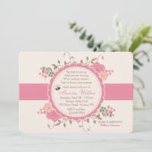 Spring Has Sprung-uitnodiging Kaart (Staand voorkant)