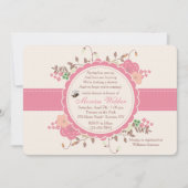 Spring Has Sprung-uitnodiging Kaart (Voorkant)