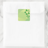 Spring has Sprung Vierkante Sticker (Tas)
