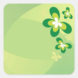 Spring has Sprung Vierkante Sticker