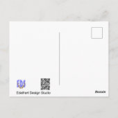 Spring Hawker Dragonfly DIY Briefkaart (Achterkant)