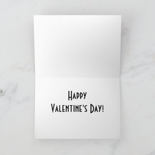 Spring Heart Valentijn Love Romance Kaart (Binnen)