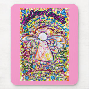 Spring Hearts Angel Mousepad Muismat