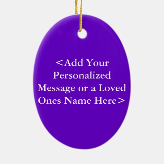 Spring Hearts Cancer Angel Ornament Gepersonalisee (Achterkant)