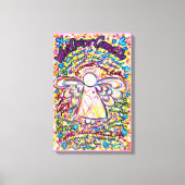 Spring Hearts Cancer kan het schilderen van het Ca Canvas Afdruk (Voorkant)