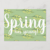 Spring heeft groene bladeren van Sprung Briefkaart (Voorkant)