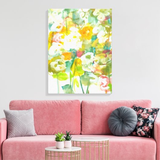 Spring heeft Sprung II Canvas Afdruk (Insitu (Woonkamer))