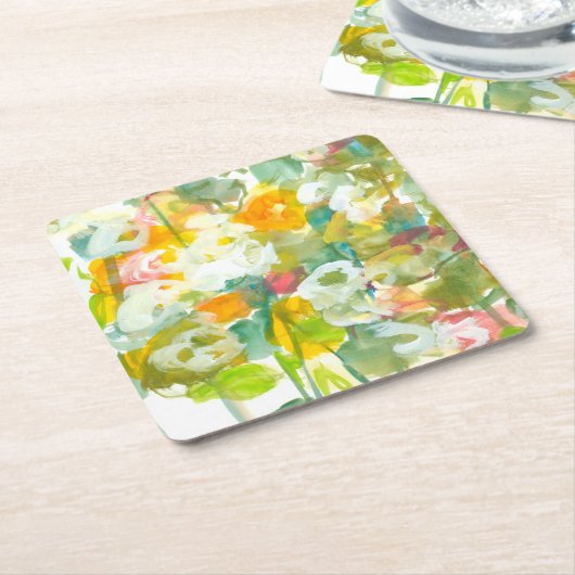 Spring heeft Sprung II Kartonnen Onderzetters (Schuin)