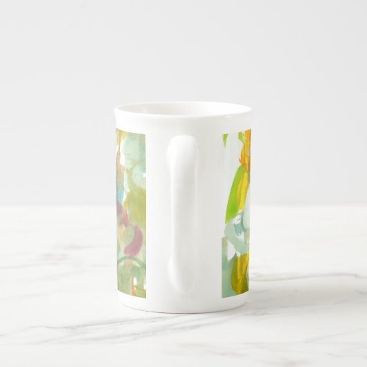 Spring heeft Sprung II Porselein Kop (Achterkant)