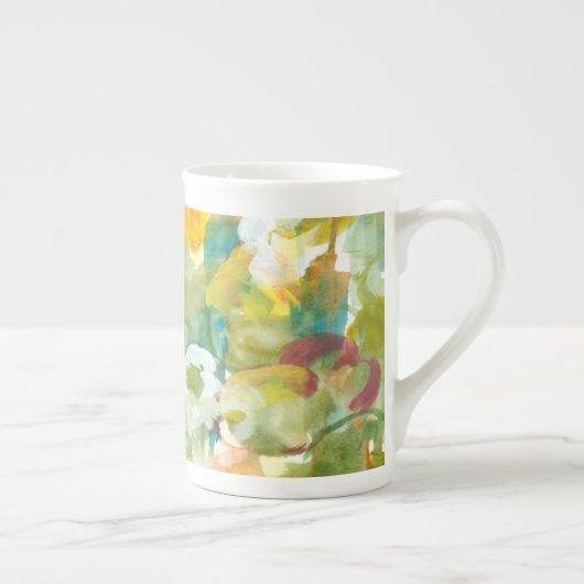 Spring heeft Sprung II Porselein Kop (Rechts)