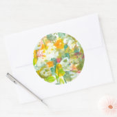 Spring heeft Sprung II Ronde Sticker (Envelop)