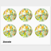 Spring heeft Sprung II Ronde Sticker (Vel)