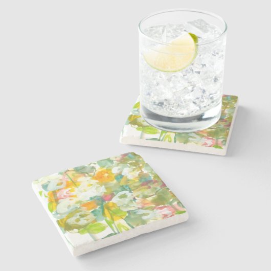 Spring heeft Sprung II Stenen Onderzetter (Zijkant)