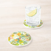 Spring heeft Sprung II Zandsteen Onderzetter (Zijkant)