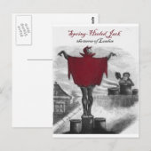 Spring Heeled Jack Devil London Art Briefkaart (Voorkant / Achterkant)