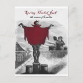Spring Heeled Jack Devil London Art Briefkaart (Voorkant)