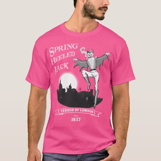 Spring Heeled Jack Terror of London bestaat al sin T-shirt (Voorkant)