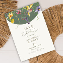 Spring Herfst Boho Wildflower Bloom Whimsical