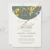 Spring Herfst Boho Wildflowers Vrijgezellenfeest Kaart (Voorkant)