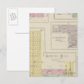 Spring Hill, Edgerton, Ocheltree, Gardner, Kansas Briefkaart (Voorkant / Achterkant)