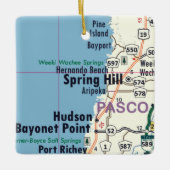 Spring Hill Map Keramisch Ornament (Voorkant)