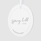 Spring Hill Tennessee TN Travel Verenigde Staten Ornament (voorkant)