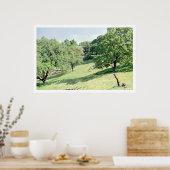 Spring Hillside, San Jose (poster) Poster (Keuken)